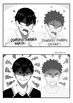 sketchere:  so who did kageyama really pay attention to?? hint - its not oikawa