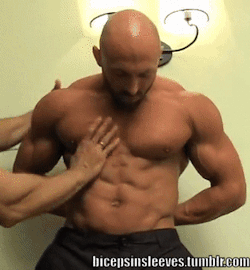 bicepsinsleeves:Muscle DILF Max Chevalier Part 3  jfpb