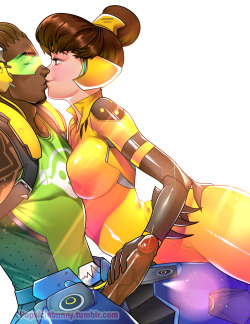 norasuko-art:  popsiclebunny:    Commission of lucio and Dva for chrisPixiv | NSFW tumblr | FurAffinity | Commissions| Hentaifoundry | Patreon| Sinnergate    Ooh, look at these colors! &lt;3 