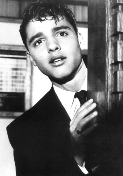 wehadfacesthen:Sal Mineo in Rebel Without A Cause  (Nicholas Ray, 1955)