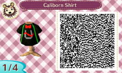 okay Caliborn shirt qr code for you guys ovo hope its okay and feel free to use it! I might make some other designs when I&rsquo;m up for it too! my other qr codes