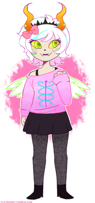 † Pastel Goth Calliope †  I love working with bright colors omg