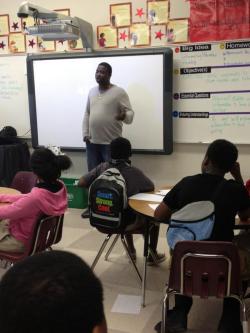 Trap God. Career Day. Crawford Long Middle School. Atlanta, GA. Two Years Ago Today.