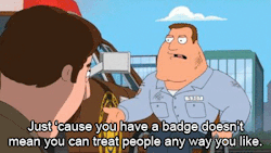 feministbecky:  the-goddamazon:  Bruh. FAMILY GUY is giving advice. Fucking FAMILY GUY.  Damn. When family guy is more on point then law enforcement…. There is a HUGE ass problem.