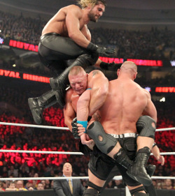 fishbulbsuplex:  Brock Lesnar vs. John Cena vs. Seth Rollins