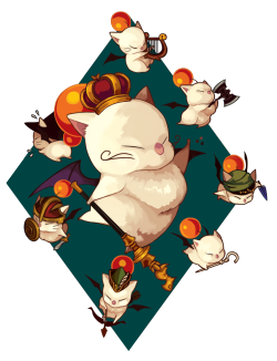 lucky-ffxiv:   Good King Moogle Mog, Good King Mog, Lord of all the land (kupo!~) (Pukla Puki will always be my favorite, poor thing is such an anxious mess. More to come soon, please look forward to it!) Shiva 