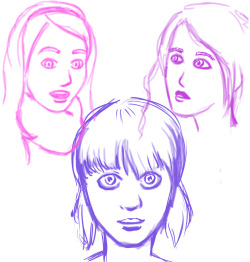 I made myself practice sketching faces today. Mostly I used my friends as references.The first set is all the lovely Terezibats and the second is thelittlestarling and her boyfriend. The rest are various friends of mine and one was from a stock photo.