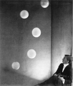 thisobscuredesireforbeauty:   Edward Weston. The Poet Alfred Kreymborg serenading Balloons, 1920.Source
