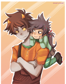 Wreck it Karkat and Johnellope based on this post! /runs