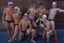 Boys in Speedos just want to have fun