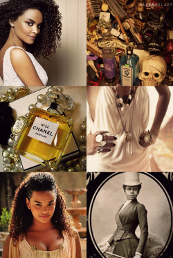 queermilady:  The Vampire Chronicle Characters  Lucy Ramos as Merrick Mayfair  She was tall, and had kept her dark-brown hair loose and long all her life, save for a leather barrette such as she wore now, which held only her forelocks behind her head