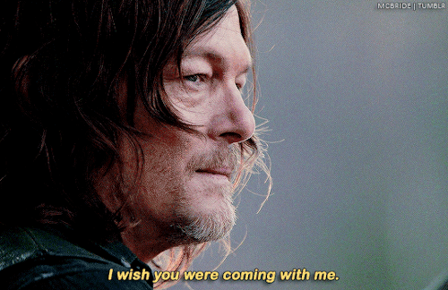 mcbride:  CAROL &amp; DARYL tragic love story, interrupted, in 3 acts: #love, set if free #soulmatism #i love you goodbye TO BE CONTINUED