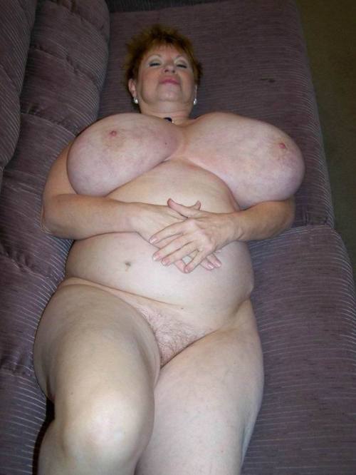 Granny fat big tits