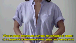 big-bang-holmes:  snake-lady:  iamanemotionaltimebomb:  sizvideos:  This campaign defies censorship in social media to raise awareness for early detection of breast cancer  this is actually super fucking smartass of them  Reblogging as this is so importan