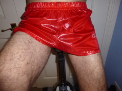 Submitted by mrshorts, and a good lead-in to a series of posts featuring shiny short shorts.