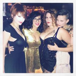 I chased down the babe with the Star Trek tattoo and then a few other babes jumped in the photo! #blessed  (at AVN Awards Show)