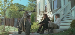 daryl-macmanus:  Daryl and Carol smoking and chatting, 6 x 14.