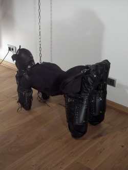 super hot twist on the full GIMP / Pup suit. Of course, duct tape, rope, saran wrap, leather straps will do in a pinch!  Just missing a tail&hellip;  nice poem by hushpuppy 1980&hellip;&hellip;&hellip;. hushpuppy1980:  A cute little puppy wanted to go