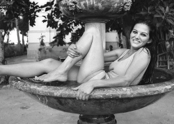 lesbianfranksinatra:  Claudia Cardinale in Sicily during the filming of Il gattopardo, photographed by Patrice Habans, 1962 