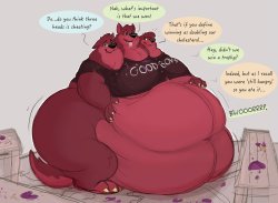 Pie Eating Competitions Are Three Times Easier!Artist:  Chunky Chips    On FA    On Twitter