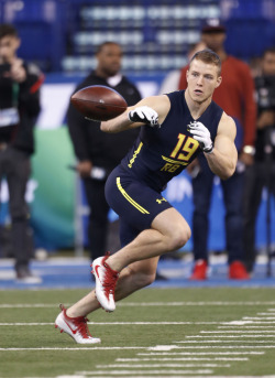 jacobdaniel1987:Running Back Christian McCaffrey.  One heck of a great football player and Hot as heck too!!!