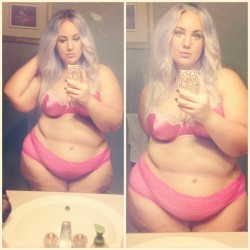 khaleesidelrey: This flirty lingerie from @Penningtons is now mine. #ilovepink #effyourbeautystandards #honormycurves #plussize #plussizefashion #plussizelingerie #penningtons #theglitterthread #curvygirl #curvesreign