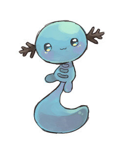 gourgeist:  Wooper by ひでこ１日目東ノ19a