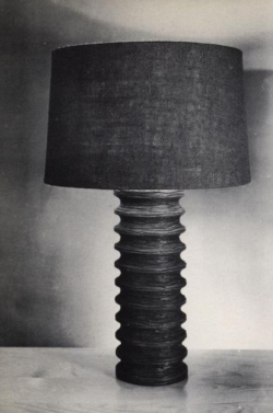 nemfrog:“Oversize ripple column lamp.” Holger Hathern.  Furniture forum : a handbook of contemporary design. 1949. 