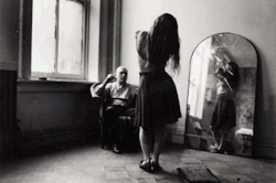 ard-it: my-secret-eye: Duane Michals, For Balthus, 1969 (via the-night-picture-collector) 