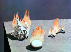    Rene Magritte.Â The Ladder of Fire. 1939.   