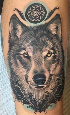LoneWolf tattoo by Megan Massacre