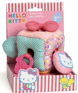 nursery-princess: Hello Kitty activity cube &amp; soft baby blocks (x)(x)  I want these 😢
