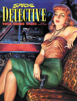 vitazur:  Special Detective magazine, cover art by Rudy Nappi, 1952. 