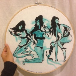 plantext:  my ambitious first attempt at embroidery of sofia maldonado’s work.