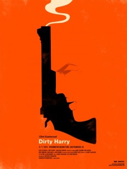 thepostermovement:  Dirty Harry by Olly Moss