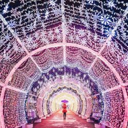 asylum-art-2:  Magic &amp; Sparkling Orthodox Christmas in Moscow  Russian photographer Kristina Makeeva  has immortalized well, from her Instagram, the magic of the orthodox  christmas (on the 7th January) she celebrated in Moscow. She travelled  across