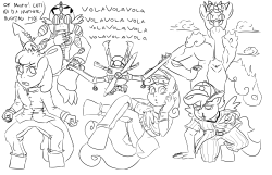drew some more JOJOxMLP. Cutie Mark Crusaders and Stands.