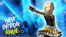 snknews:  KOEI TECMO Celebrates Annie’s Birthday KOEI TECMO, maker of the Shingeki no Kyojin video games, tweeted the above edit of Annie for her birthday! The image is of Idol!Annie, as seen in the SnK 2 video game’s DLC content. Related News: Annie