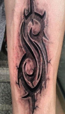 Slipknot Tribal S tattoo