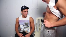 male-celebs-naked:  Ethan Dolan’s bulge in the new video