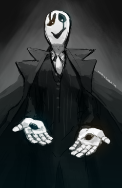 sushibuns:  voidbug:  quick Gaster for the anon that requested it~ I’ve been wanting to draw this guy as soon as i found out about him! there are so many questions surrounding this guy, but i almost don’t want to know the truth just because i love