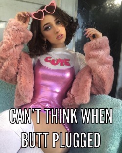 jaynelovesdick: bratliketread:  actually the exact opposite is the case from JayneTrained™ girls They feel nothing but empty without a plug That is why we wear them 23/7 That is why we carry lube and a spare in our purses Always stay freshly lubed and