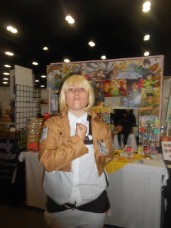 hamsterboygenius:  i went on a search for armin cosplayers bc i love armin and i found two really cute ones like dAMN please tell me who they are so they can get full credit !