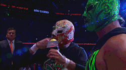 theemptycoliseum:  August 26, 2017 -The unthinkable happens, as Psycho Clown defeats Dr. Wagner Jr. máscara contra   máscara  at AAA TripleMania XXV. Post match, Wagner vows that his son Hijo del Dr. Wagner Jr. will avenge him.