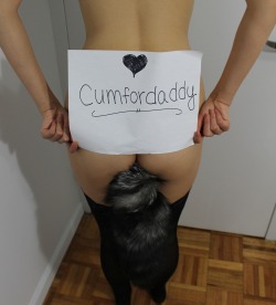 cumfordaddy:   An incredibly sexy, fansignsubmission from my friends foxytail11. The third in a series of five. These are my first ever fansign submissions and I’m honored, and flattered that they would even consider sending me some. If you’ve not