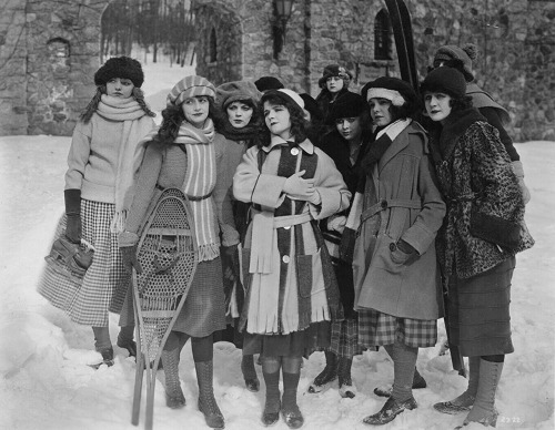 Aleene Bergman, Mildred Cheshire, Russell Hewitt, Dorothy Kent, Eileen Percy, Athole Shearer, birthday girl Norma Shearer, Olive Thomas, and Barbara Butler in The Flapper (1920) Nudes &amp; Noises  