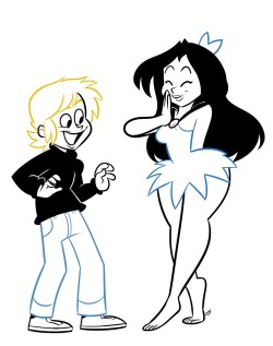 dacommissioner2k15:  Kick starting my annual  Halloween Jam with my two main O.C. protagonists : Chris and Crystal.  Chris is dressed up as classic Johnny Quest from the 60s and 70s….which ironically this will be his getup during that time period. 