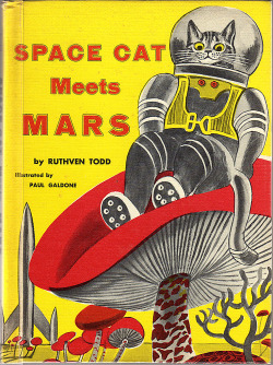 70sscifiart:  Space Cat Saturday returns!