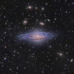 NGC 7331 and Beyond #nasa #apod #space #astronomy #science #galaxy #universe