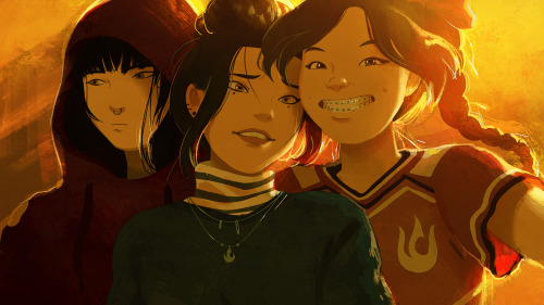 tamberella:   Ty Lee’s camera roll! One more from the high schooler skater AU.Ty Lee’s the bubbly cheerleader who’s friends with everyone. Egirl Azula to match with Zuko, she’s probably a mean bully buuuuut deeply insecure and shy. Mai is an Angsty